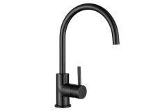 courbe-curved-spout-black-matte-tap