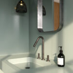 Lavabo de baño Silestone Posidonia Green