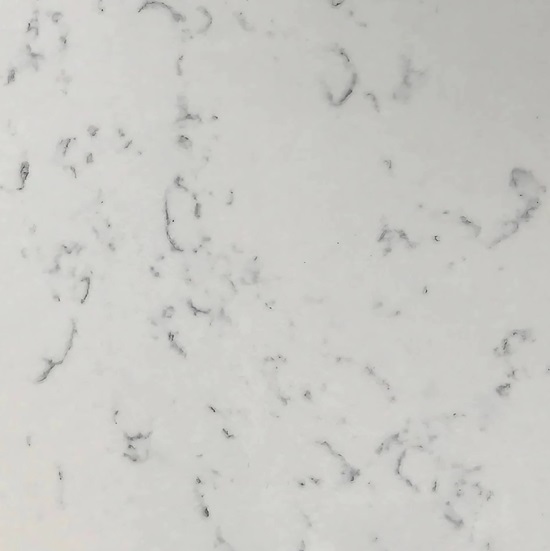 primer plano del Cuarzo Carrara de Levantina Quartz