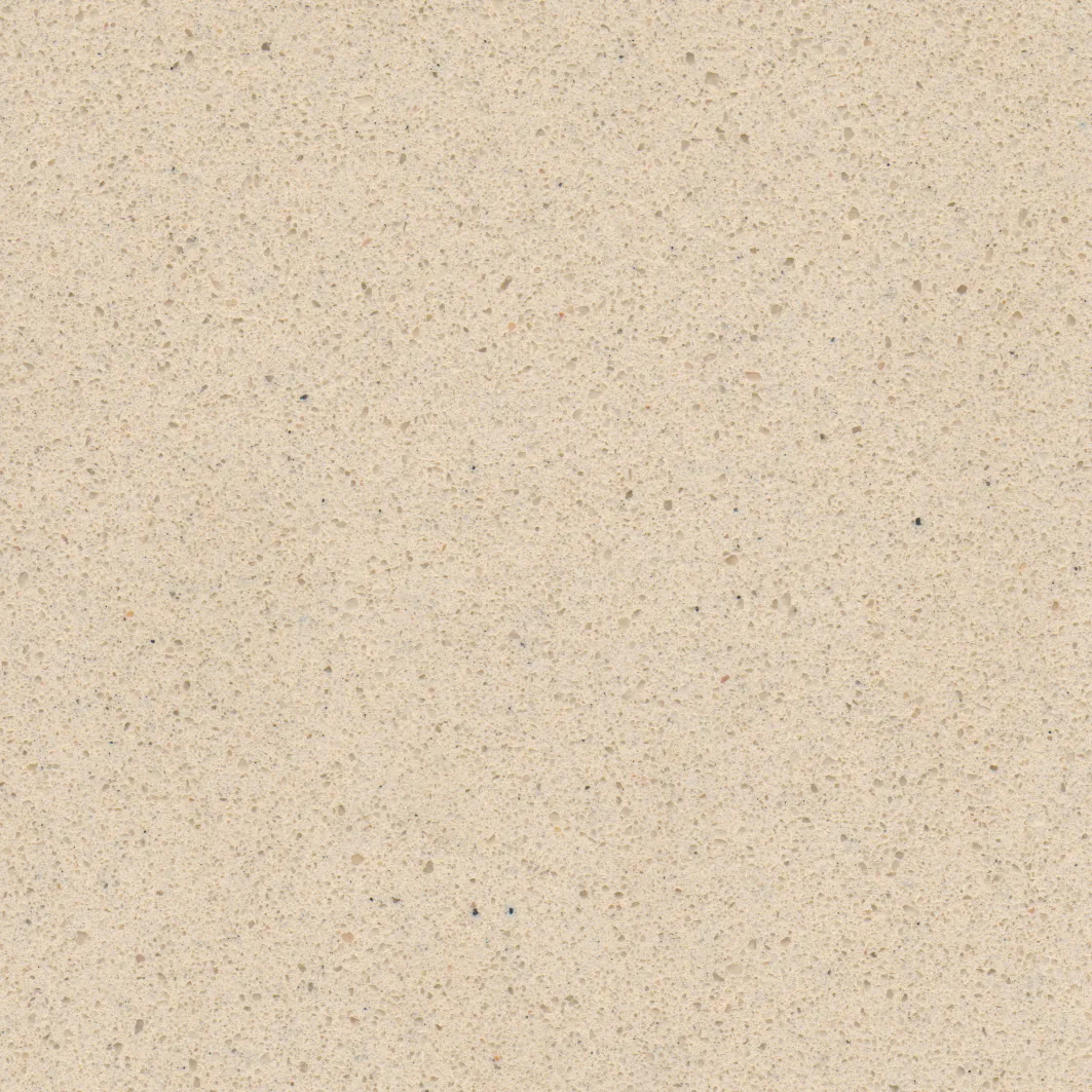 primer plano de Cuarzo Crema Levantina Quartz